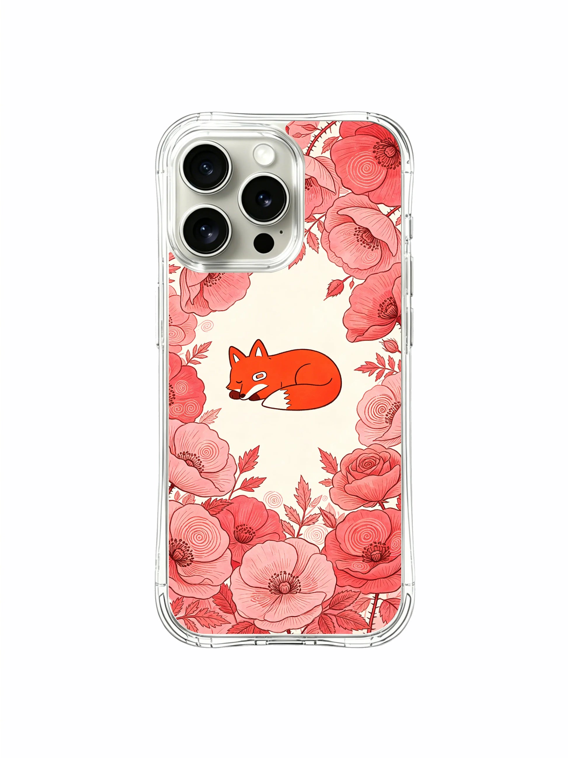 PhoneCasing Bold Color Fox iPhone 15 Pro Max Case, durable shockproof aesthetic case