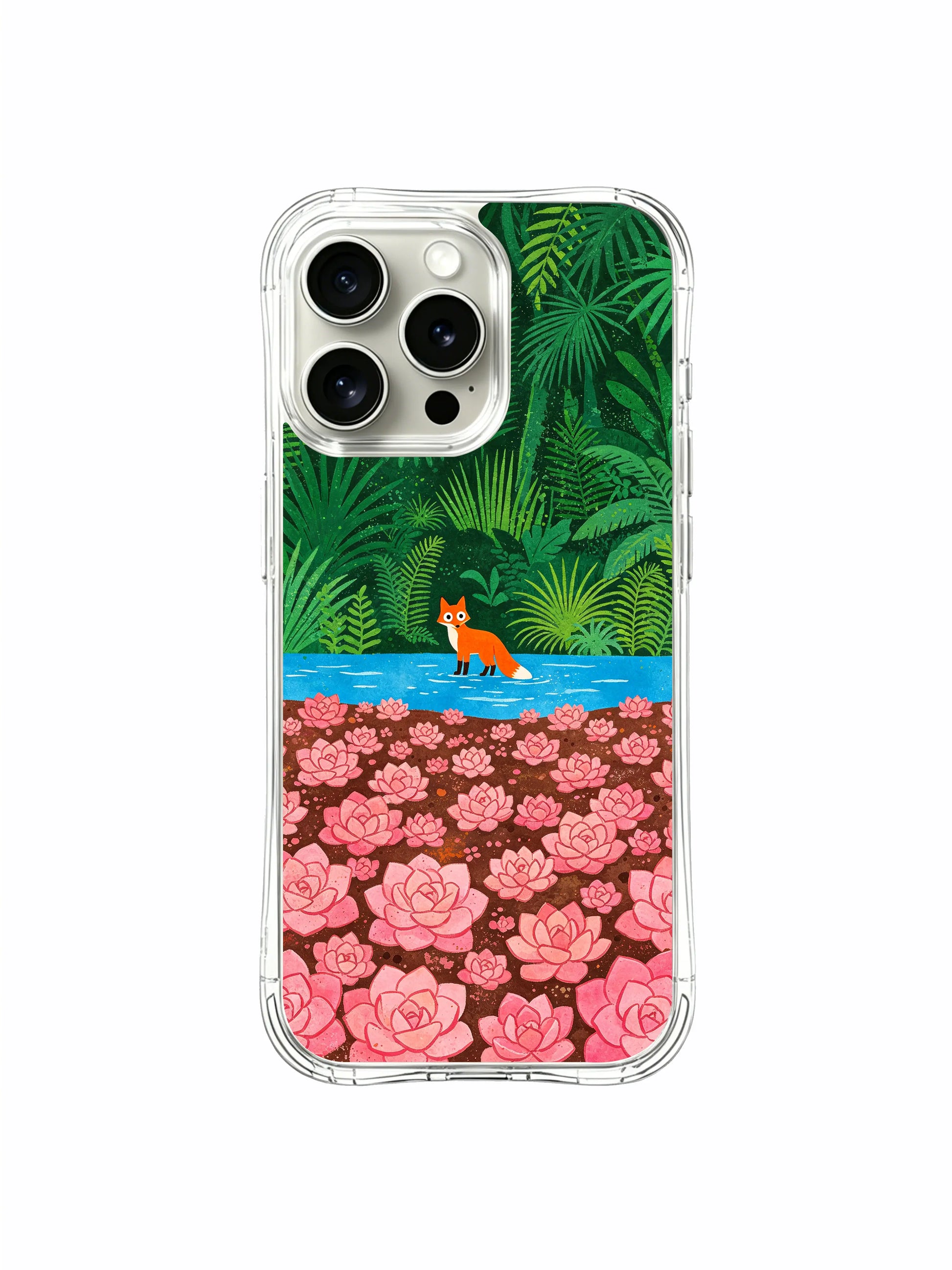 PhoneCasing Bold Color Fox iPhone 15 Pro Max Case, durable shockproof aesthetic case