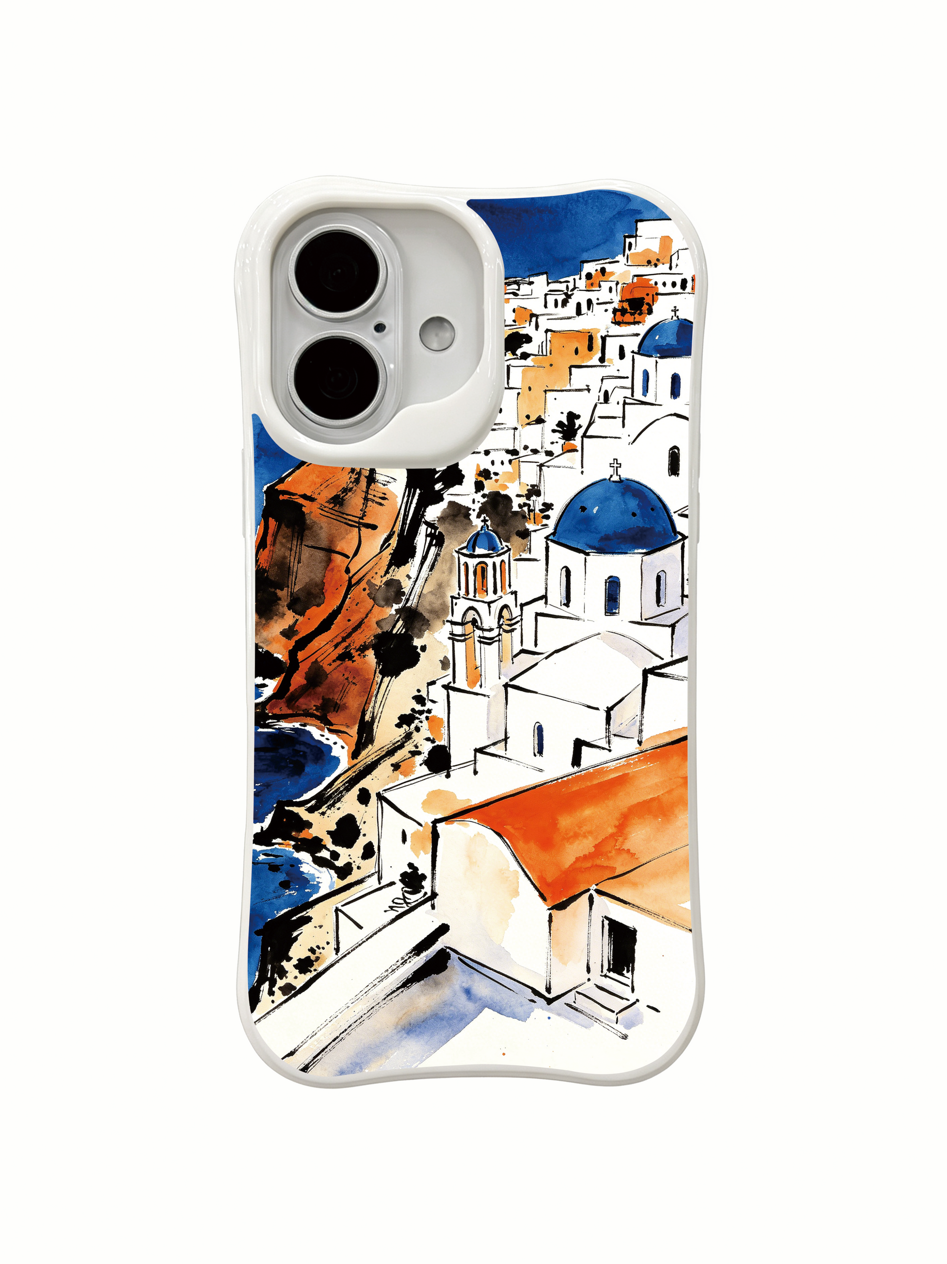 PhoneCasing bold geometric art iPhone 16 Case, world-class artist creation