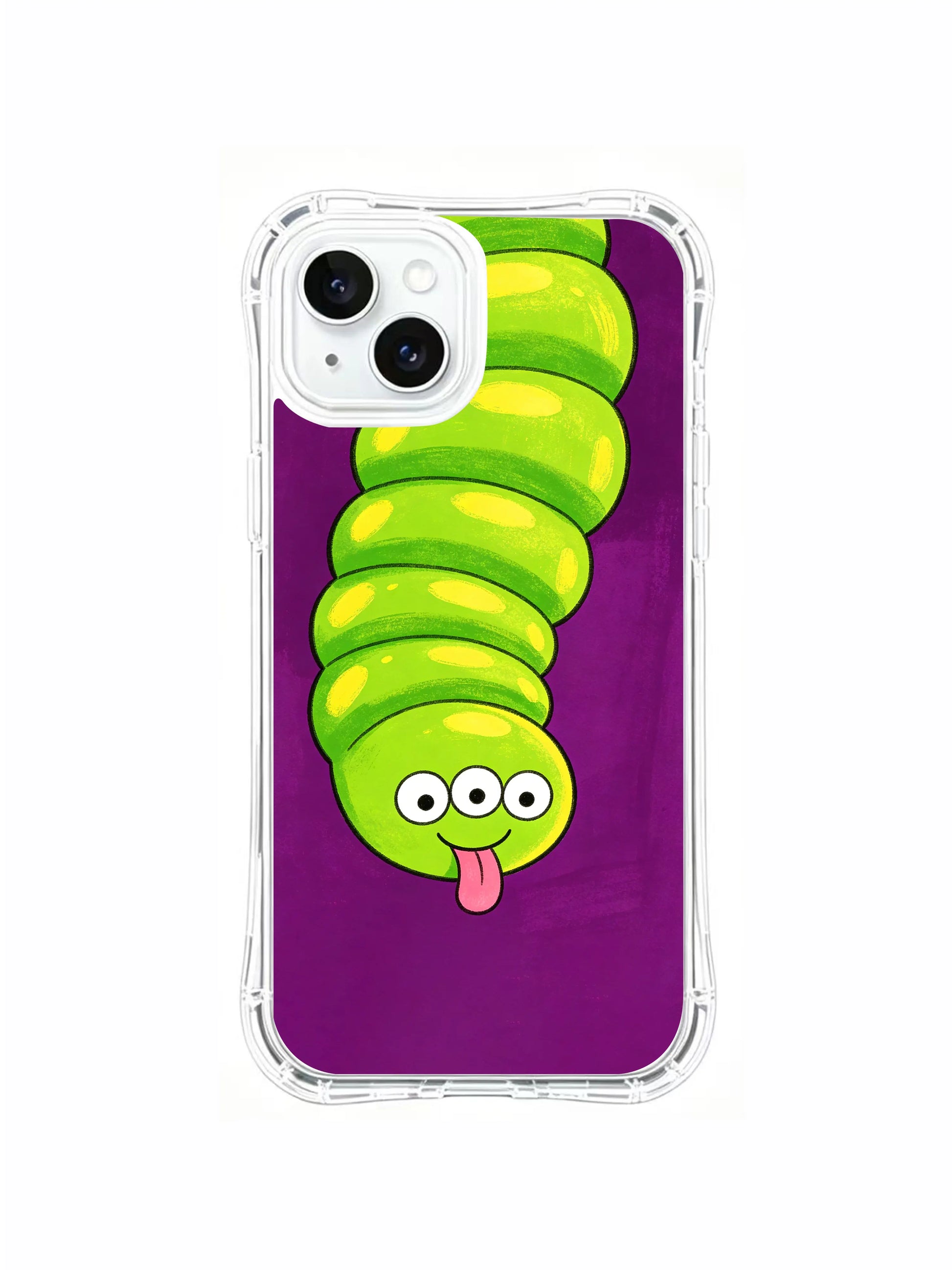 PhoneCasing Bold Neon Green iPhone 15 Plus Case, high-end artistic design made in California
