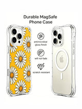 Bold Yellow Blooms görseli içeren iPhone 16 Pro Max kılıfı