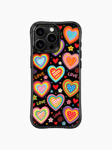Noir Sweetness pattern içeren iPhone 13 Pro Max kılıfı