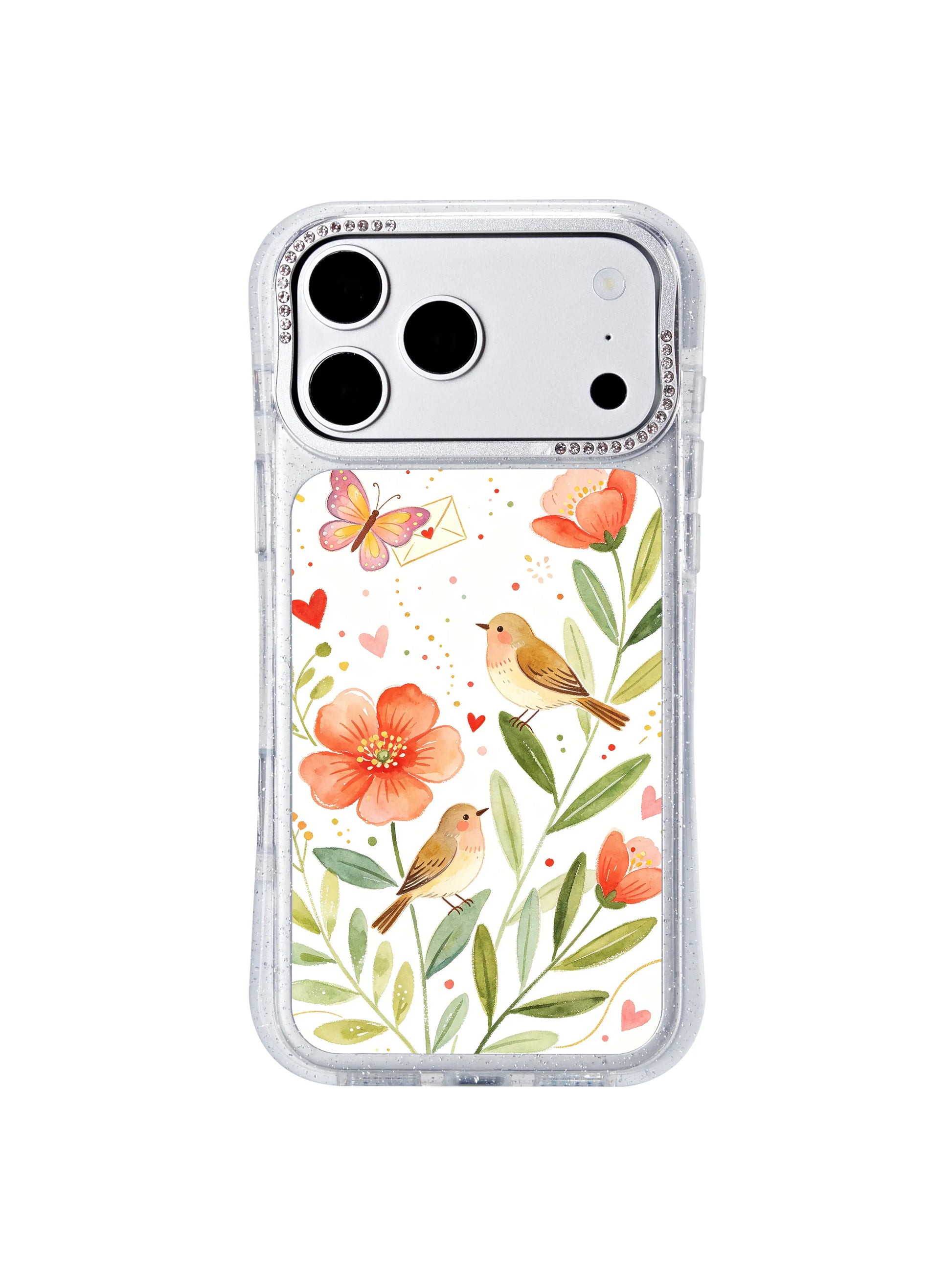 PhoneCasing limited edition iphone 17 pro Max case designed by Aurelia Finch, exclusive Butterfly Love Letter collectible art piece with small production runs.