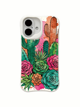 Cactus Odyssey temalı iPhone 16 kılıfı yaşam tarzı resmi