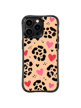 Peach Negative pattern içeren iPhone 14 Pro kılıfı