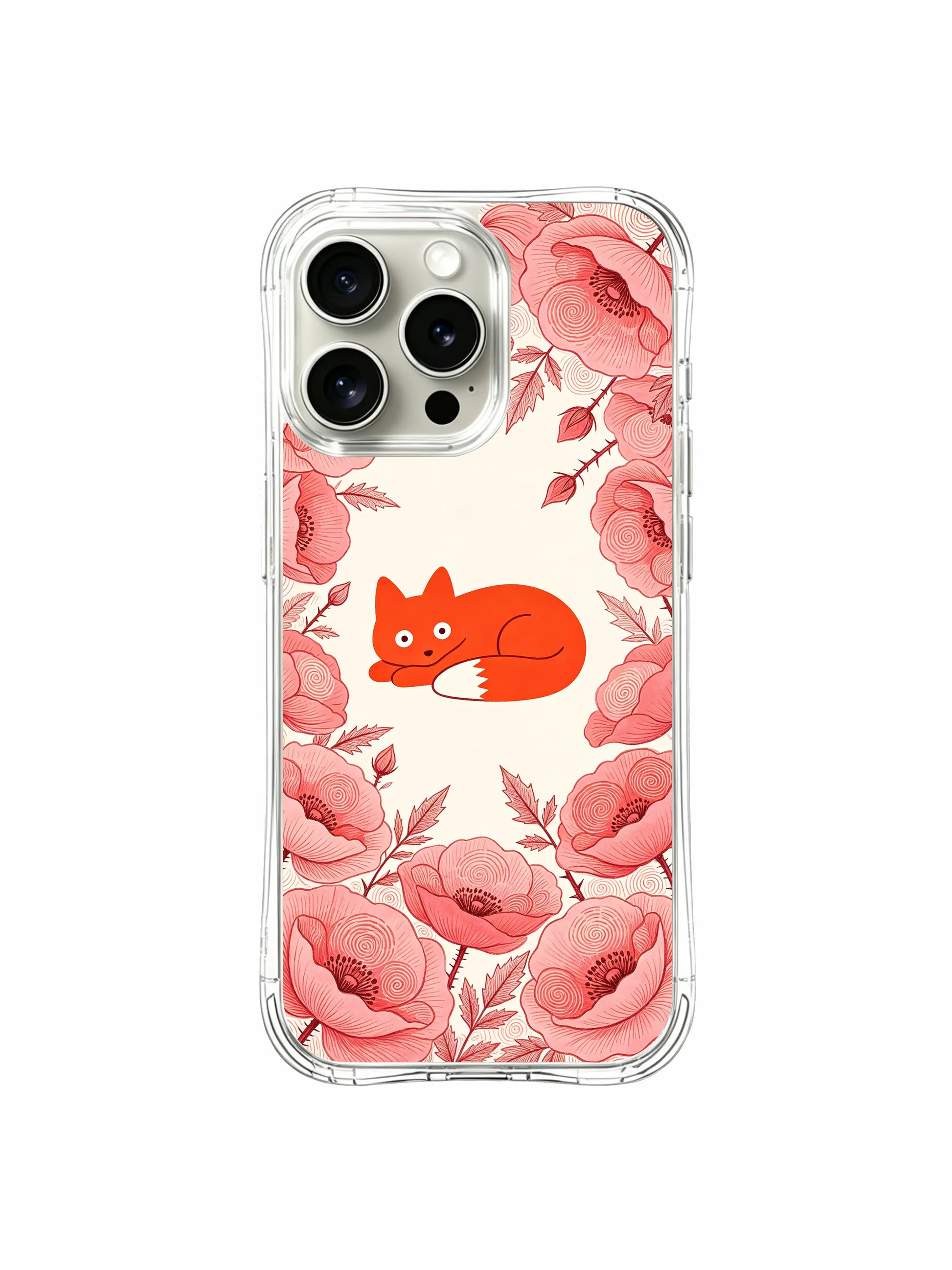 PhoneCasing California Made Fox iPhone 15 Pro Max Case, handcrafted artist series casing