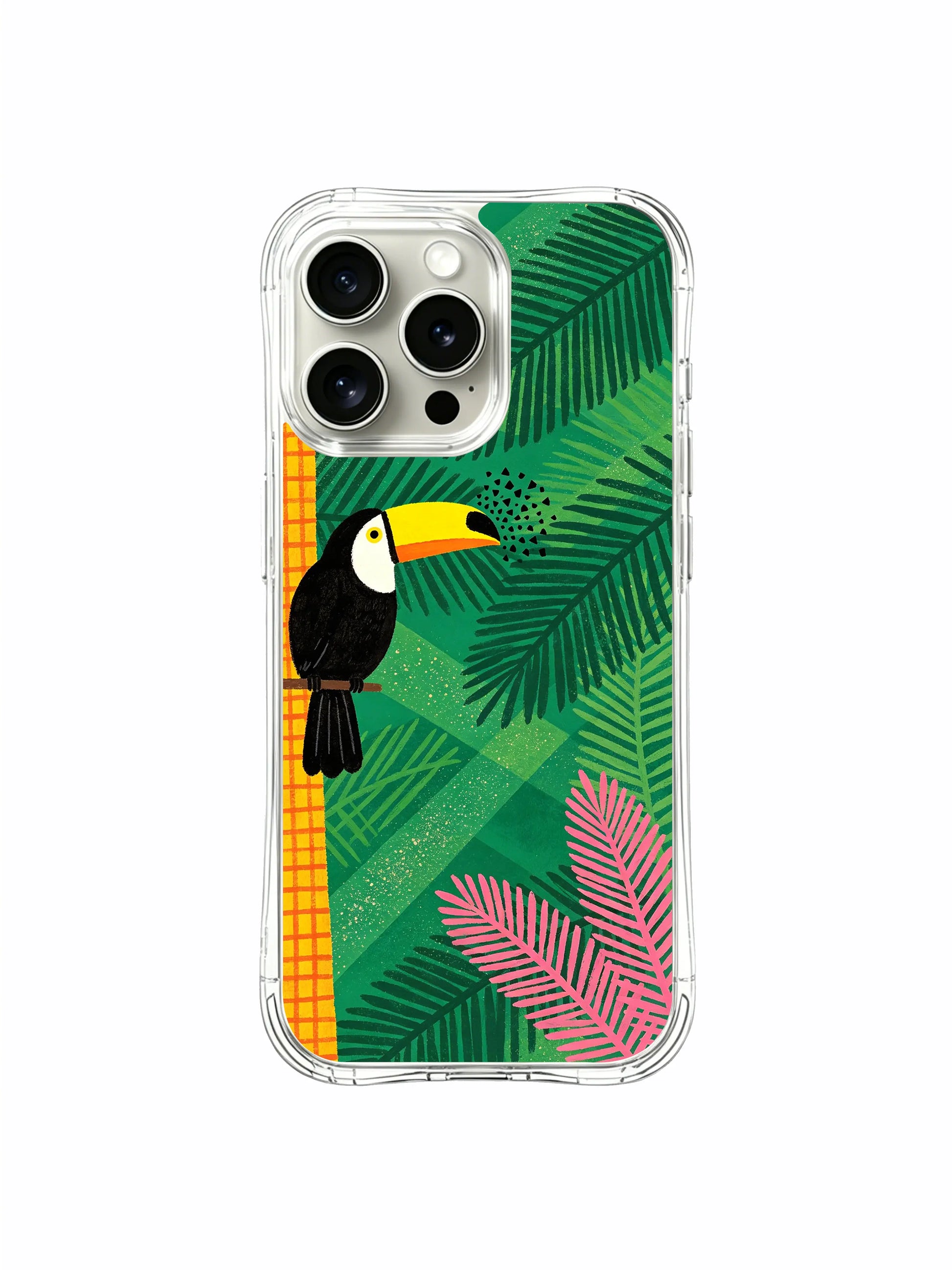 PhoneCasing California Made Toucan iPhone 15 Pro Max Case, handcrafted artist series casing