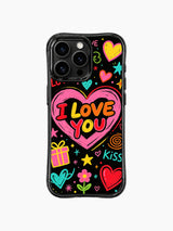 Crayon Vow pattern içeren iPhone 13 Pro Max kılıfı