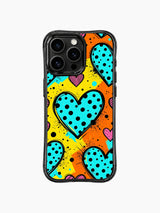 Celebratory Crush Blue Heart Confetti Pop Declaration görseli içeren iPhone 13 Pro Max kılıfı