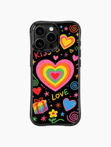 Chalk Doodle Romantic Surprise görseli içeren iPhone 13 Pro Max kılıfı