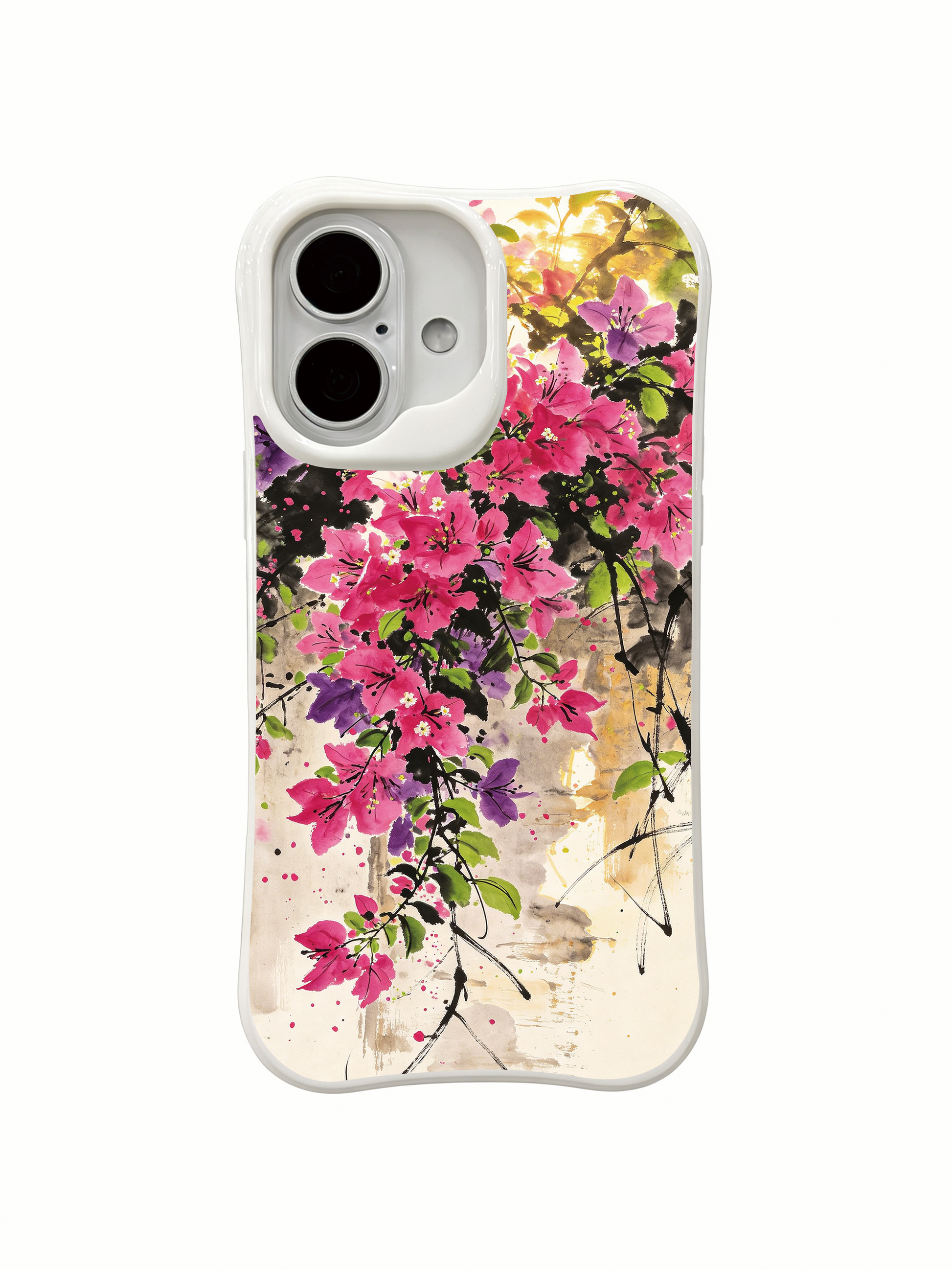 PhoneCasing coastal flower aesthetic iPhone 16 Case, high-end design for her