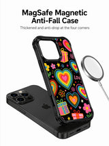 Colorful Gift Heart Kiss Doodle görseli içeren iPhone 13 Pro Max kılıfı