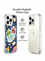 PhoneCasing iPhone 16 Pro Case showcasing the playful Cosmic Bubble Party series by Milo Yun, premium durable art casing for iPhone 16 Pro.
