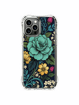 Dark garden stone bloom on an iPhone 13 Pro Max case