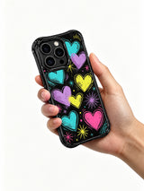 Pink Noise Love görseli galeri görünümü 5 içeren iPhone 13 Pro Max kılıfı