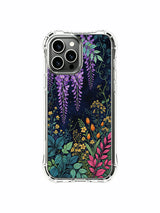 PhoneCasing iPhone 13 pro max Case with dark romantic wisteria vines, a sophisticated and timeless floral design.