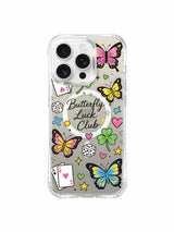 Dice Butterfly Stars Clover görseli içeren iPhone 16 Pro Max kılıfı