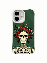 Red Berry Queen double-sided mockup on an iPhone 16 case