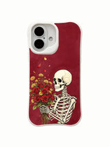Dreamy farewell flora composition on an iPhone 16 case