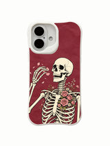 Pink Petal Letter product image on an iPhone 16 case