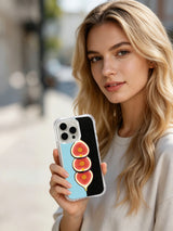 iPhone 15 Pro Max case with earth-tone fig artwork