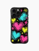 Edgy Unapologetic Love Punk Art görseli içeren iPhone 13 Pro Max kılıfı