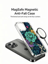 Dusk jade flower on an iPhone 13 Pro Max case