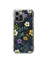 PhoneCasing iPhone 16 Pro Max Case - Elias Nocturne’s Meadow Bouquet design. Wildflowers and delicate foliage, high-quality protective case.