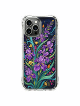 PhoneCasing iPhone 16 Pro Max Case featuring Elias Nocturne's "Midnight Current" art, flowers flowing like water at night.