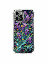 PhoneCasing iPhone 16 Pro Max Case featuring Elias Nocturne's "Night Bloom Tide" art, a rich, immersive floral experience.