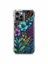 PhoneCasing iPhone 13 pro max Case featuring Elias Nocturne's nighttime ocean botanicals art, with seaweed and flowers glowing against the dark.