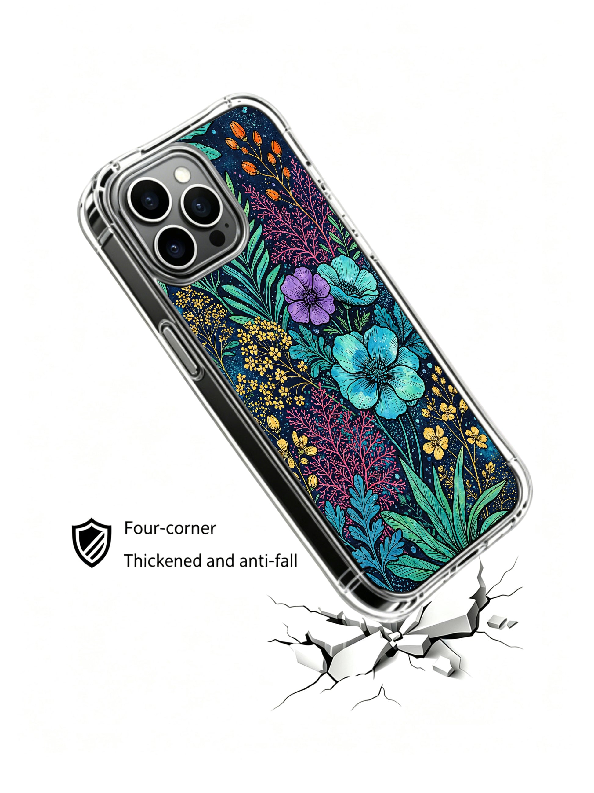 PhoneCasing iPhone 13 pro max Case featuring Elias Nocturne's ocean bouquet art, for lovers of dreamy, coastal-inspired aesthetics.
