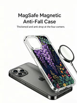 PhoneCasing iPhone 13 pro max Case featuring Elias Nocturne's purple wisteria dusk art, a sophisticated design for evening lovers.