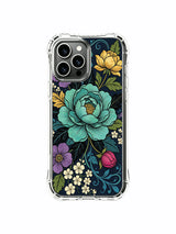 Romantic night flora on an iPhone 13 Pro Max case