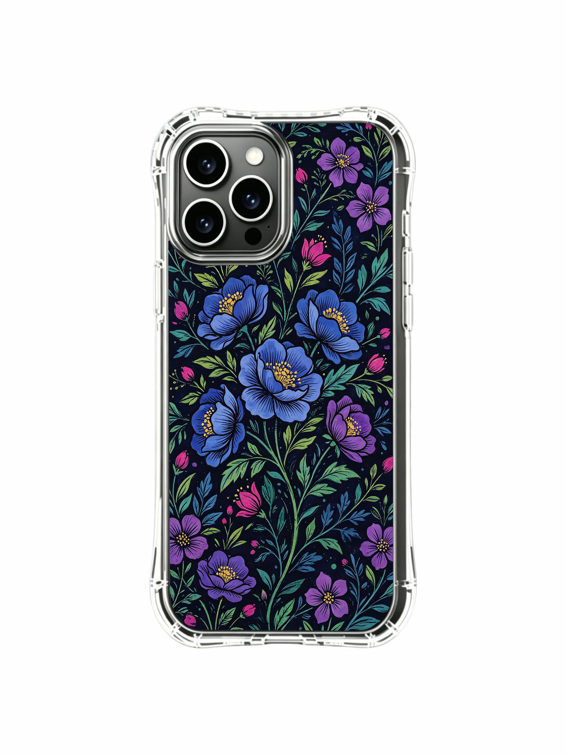 PhoneCasing iPhone 16 Pro Max Case featuring Elias Nocturne's self-healing flora, designed for mindfulness and calm.