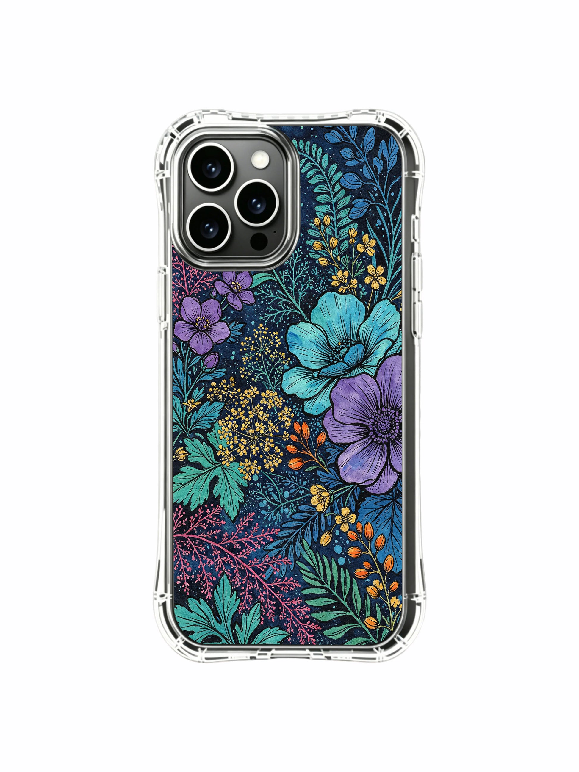 PhoneCasing iPhone 13 pro max Case featuring Elias Nocturne's soft seaweed flow art, designed to express calm and fluidity.