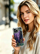 PhoneCasing iPhone 13 pro max Case featuring Elias Nocturne's "Wisteria Scent Dream" art, a design that makes the fragrance almost visible.