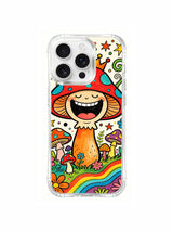Fairy-forest mushroom scene on an iPhone 16 Pro Max case