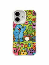 Fantasy music world artwork on an iPhone 16 Plus case