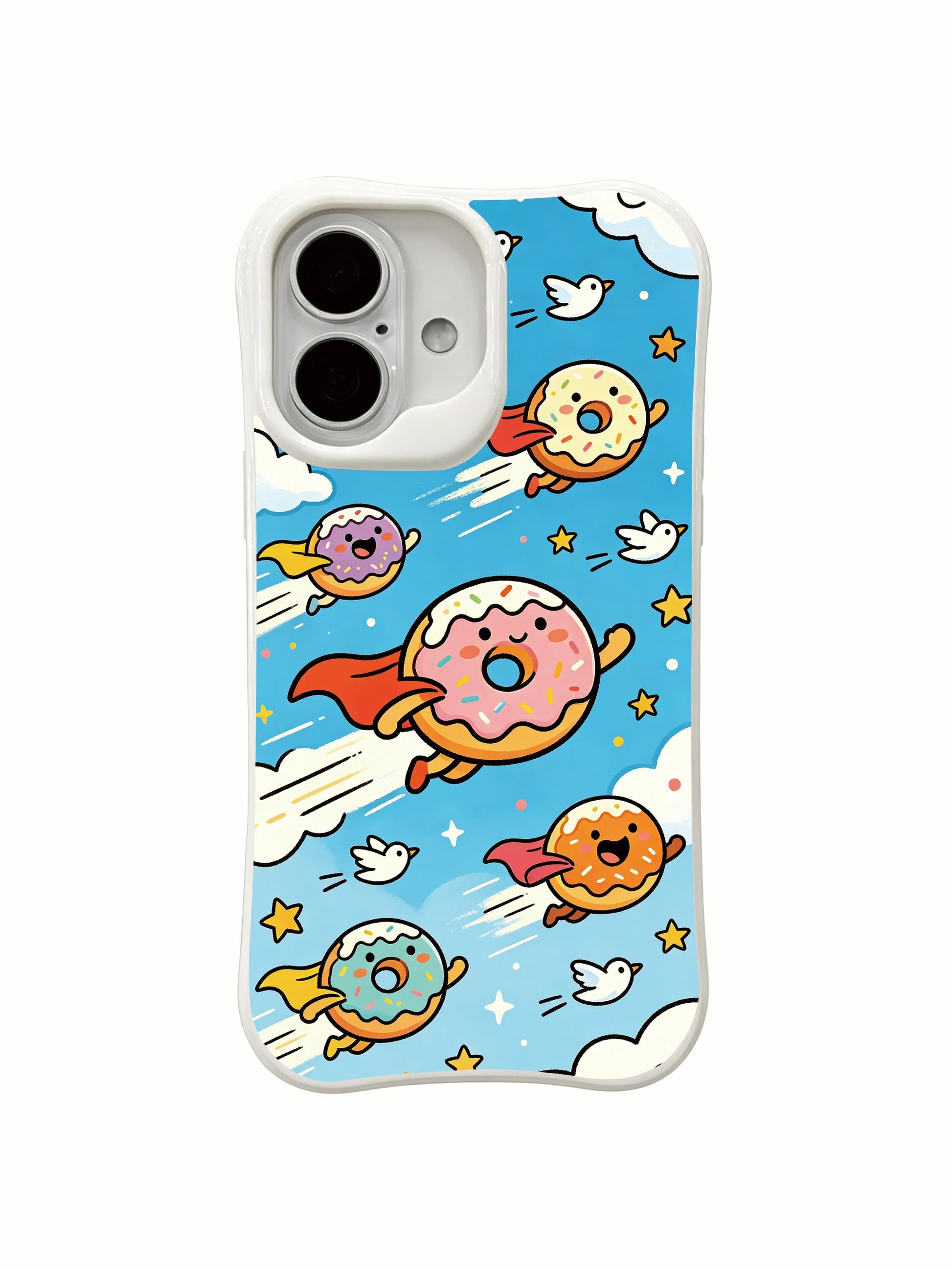 PhoneCasing fantasy sky world iPhone 16 Plus Case, imaginative art ideal for lovers of creative illustrations.