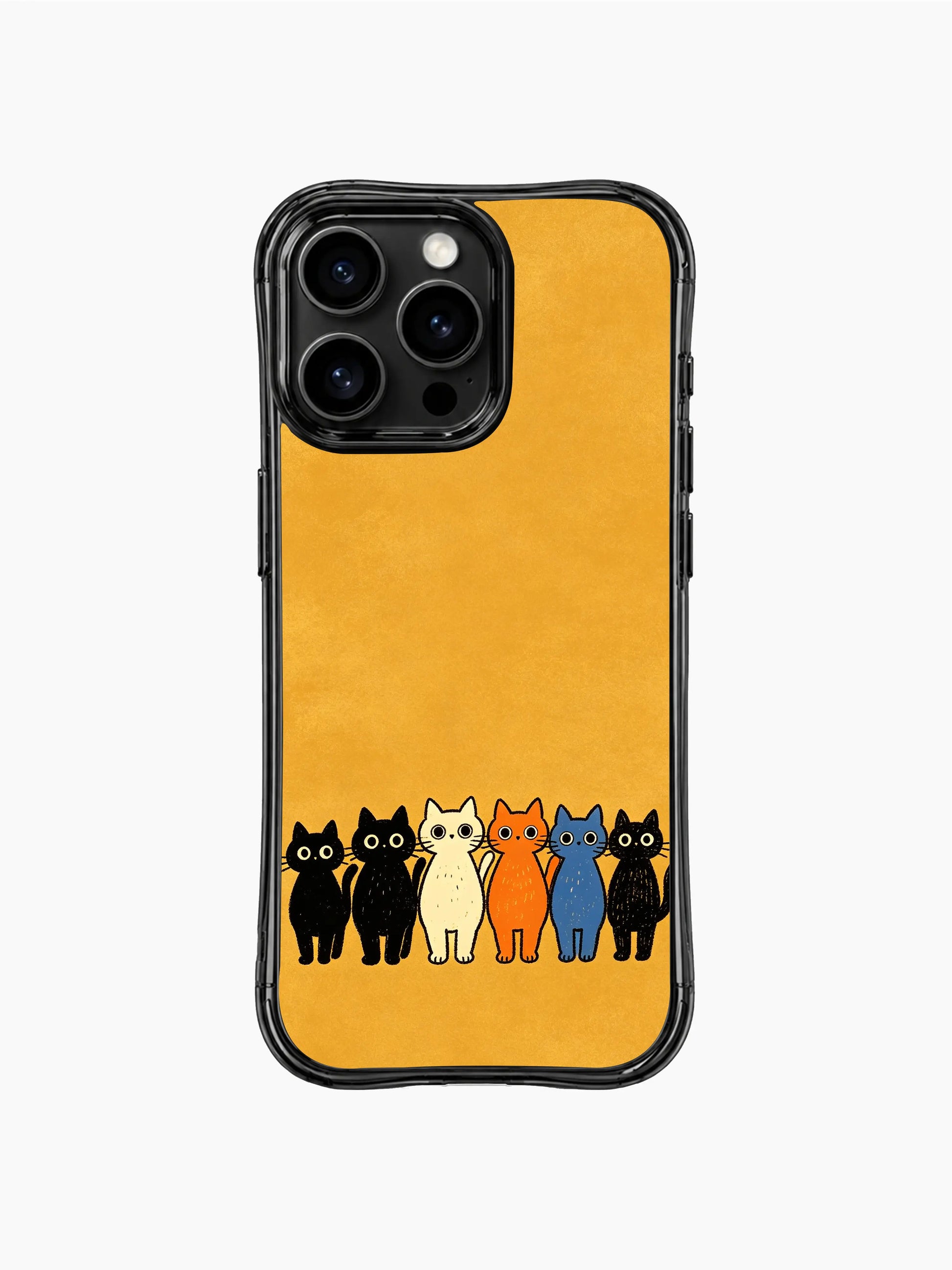 PhoneCasing iPhone 16 pro max MagSafe case with cheerful cats design, bringing a burst of playful energy.