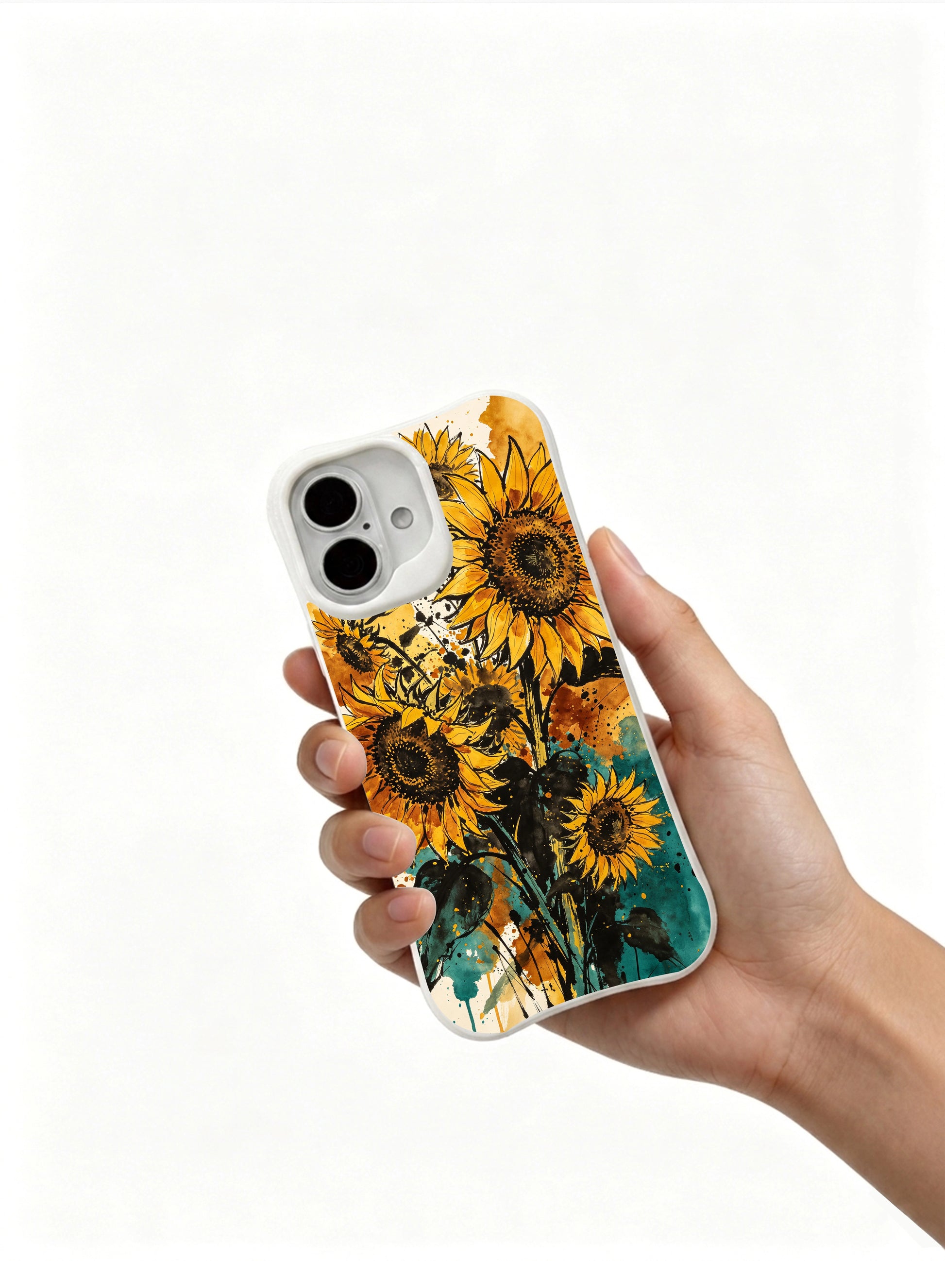 PhoneCasing fiery botanical iPhone 16 Case, premium quality crafted in California