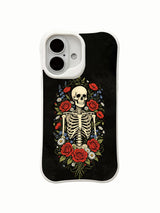PhoneCasing four-corner thickened drop test Eternal Night Bloom iPhone 16 Case, reinforced cushion absorbs impact from accidental falls, impact-resistant hard shell with UV-printed HD art printing