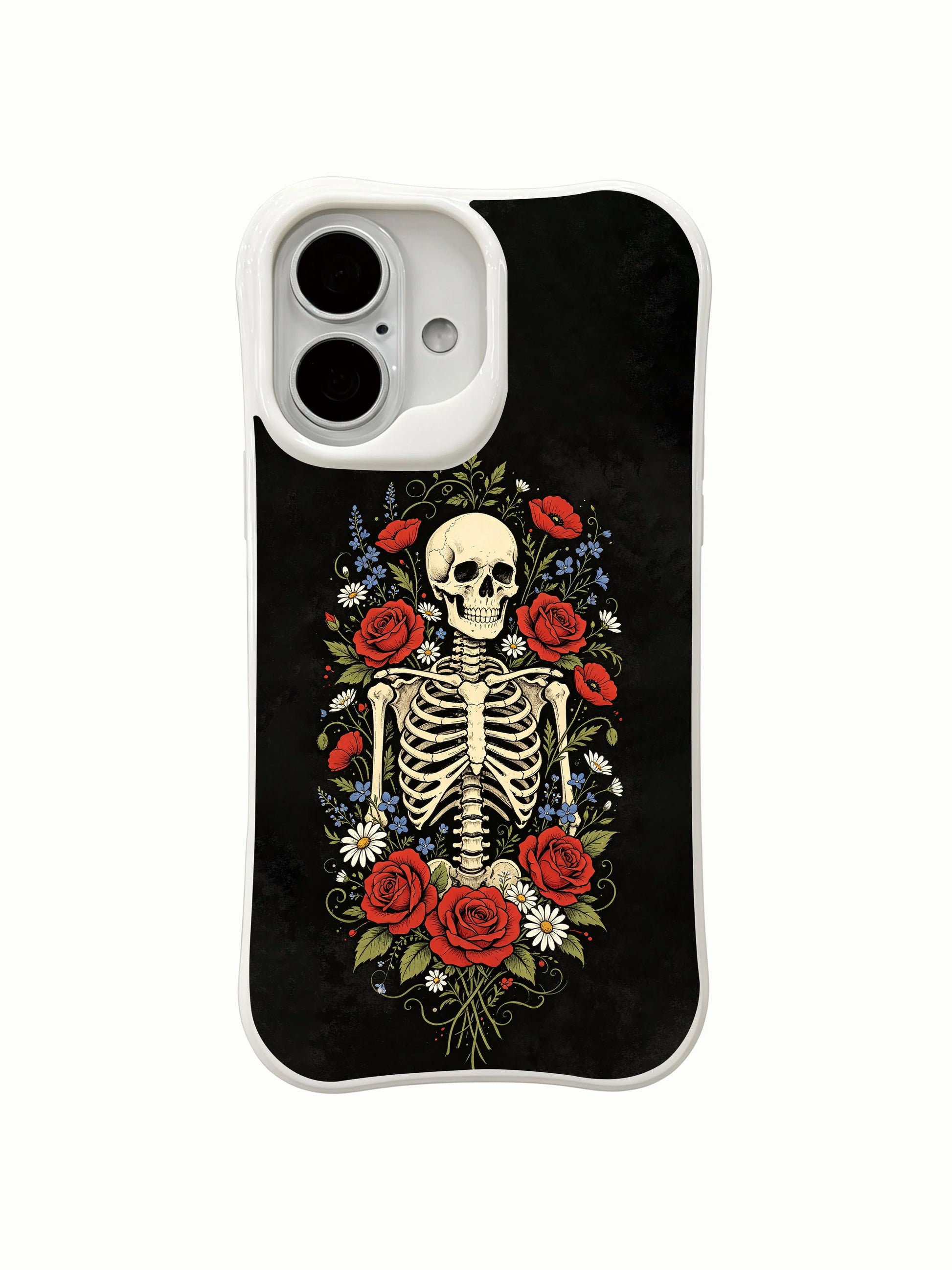PhoneCasing four-corner thickened drop test Eternal Night Bloom iPhone 16 Case, reinforced cushion absorbs impact from accidental falls, impact-resistant hard shell with fade-proof HD art printing