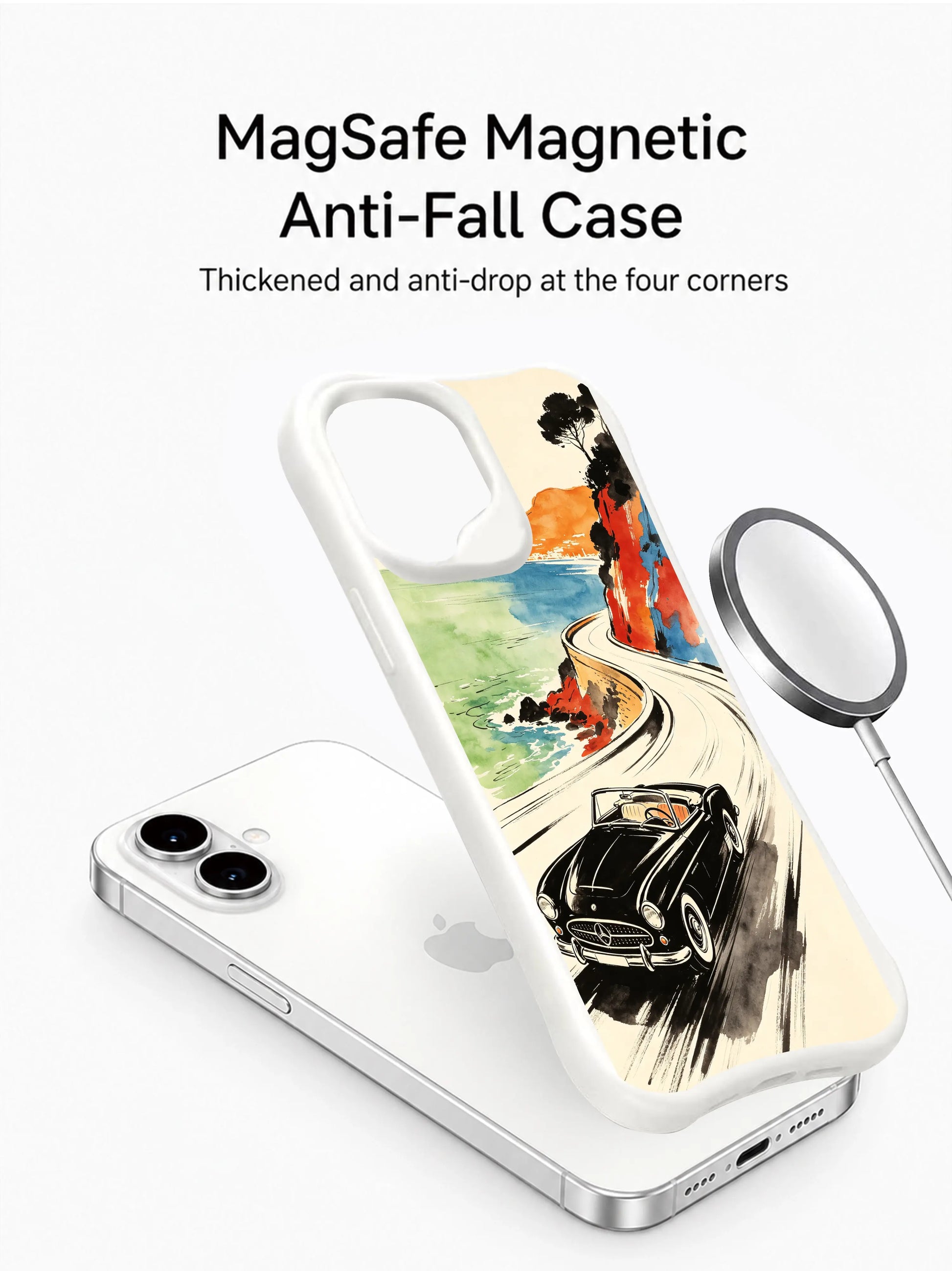 PhoneCasing French Riviera iPhone 16 Case, exclusive limited edition artwork