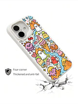 Colorful cosmic dessert artwork on an iPhone 16 Plus case