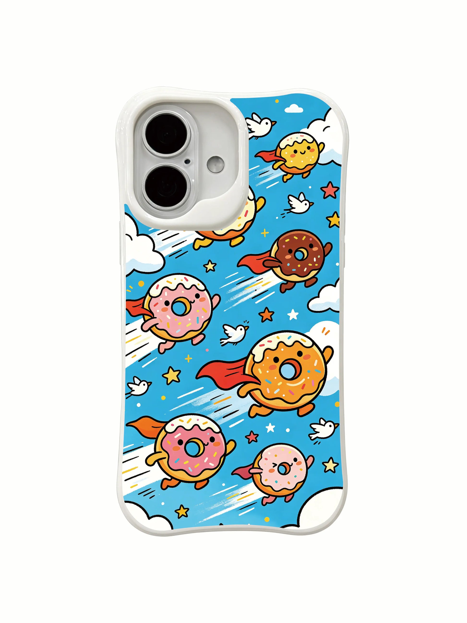 PhoneCasing full-cover sky gathering iPhone 16 Plus Case, detailed illustration offering solid protection for iPhone 16 Plus.
