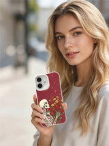 Roses for the Wind artwork on an iPhone 16 case