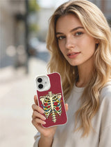 Spring Inside the Ribcage artwork on an iPhone 16 case