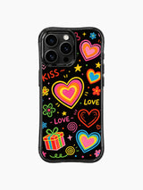 Full Wrap Rainbow Kiss Gift Print görseli içeren iPhone 13 Pro Max kılıfı
